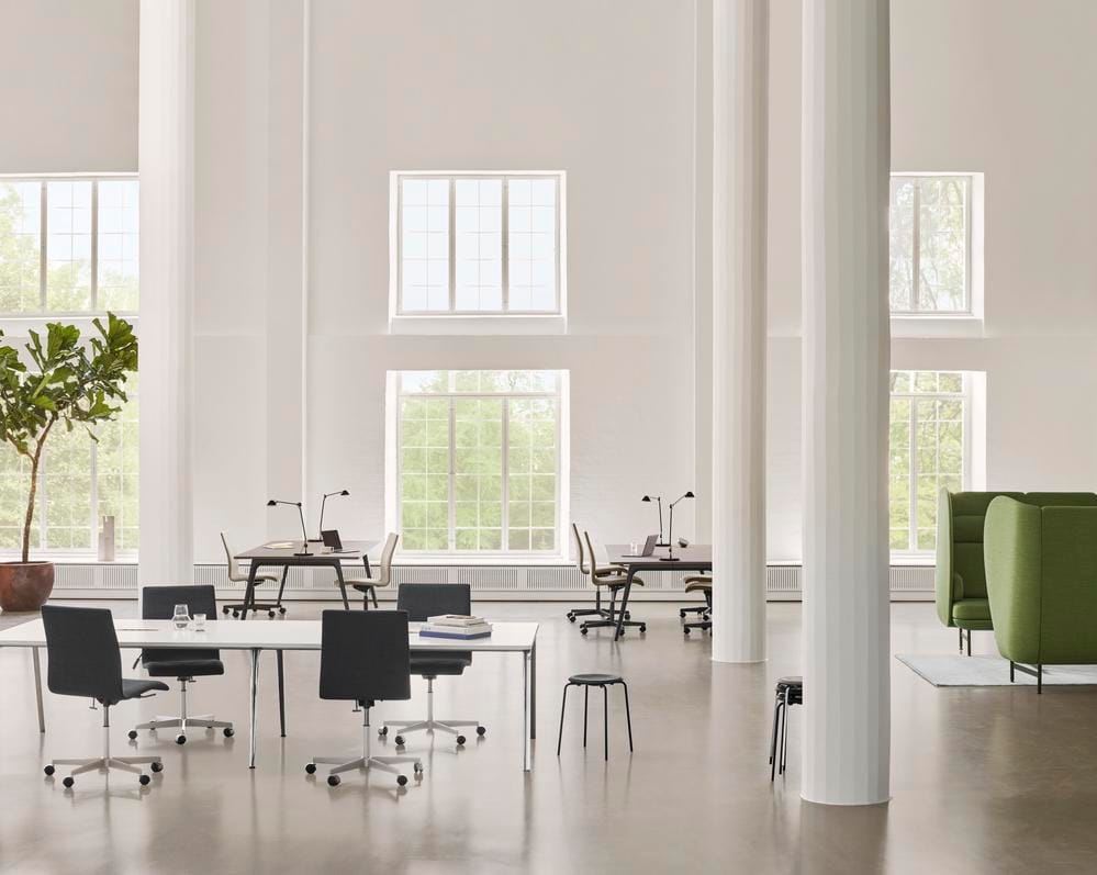 Fritz Hansen OXFORD -työtuoli, matala selkänoja - Image 3