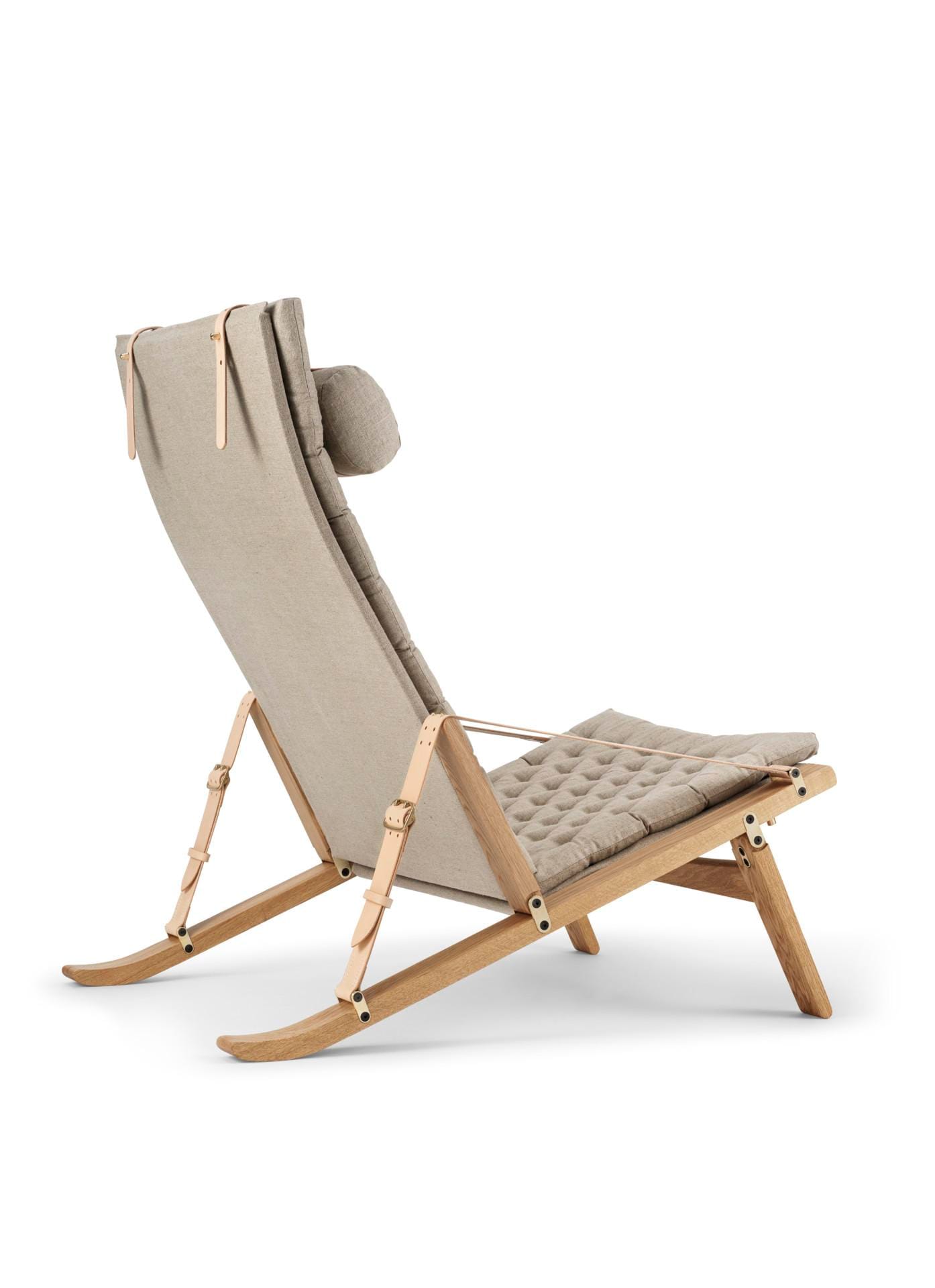 Carl Hansen FK10 PLICO -tuoli, öljytty tammi/luonnonvärinen kangas - Image 3