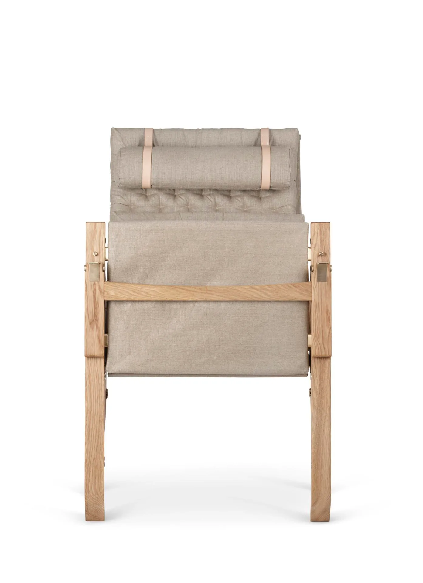 Carl Hansen FK10 PLICO -chair, oiled oak / natural canvas - Image 4