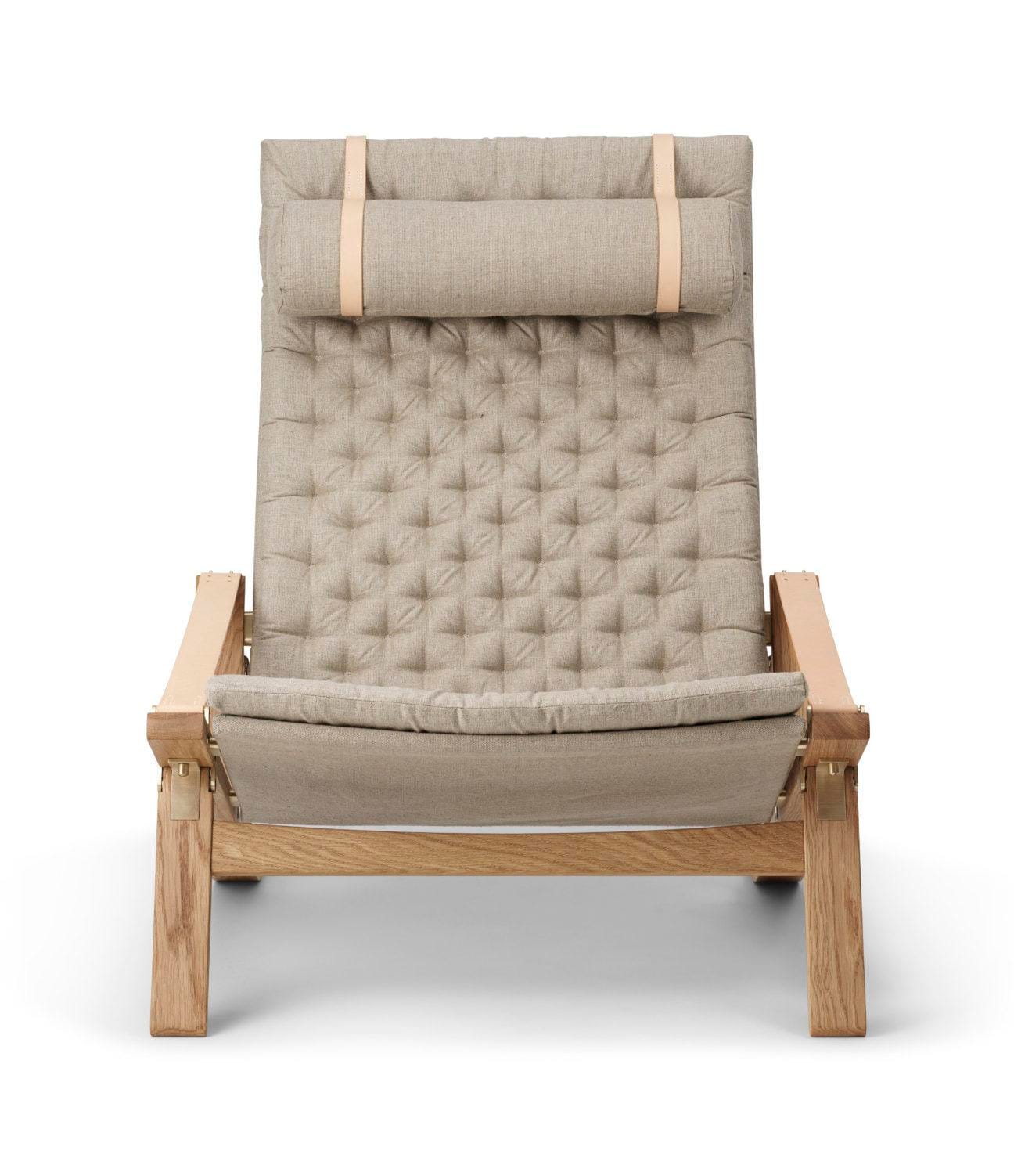 Carl Hansen FK10 PLICO -tuoli, öljytty tammi/luonnonvärinen kangas