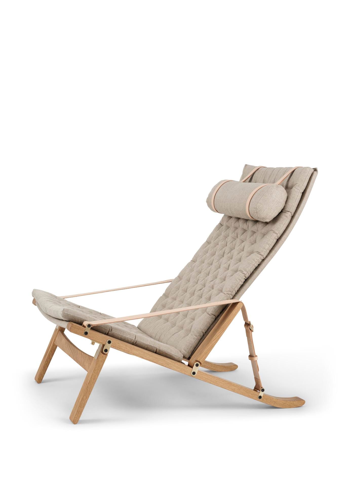 Carl Hansen FK10 PLICO -tuoli, öljytty tammi/luonnonvärinen kangas - Image 2