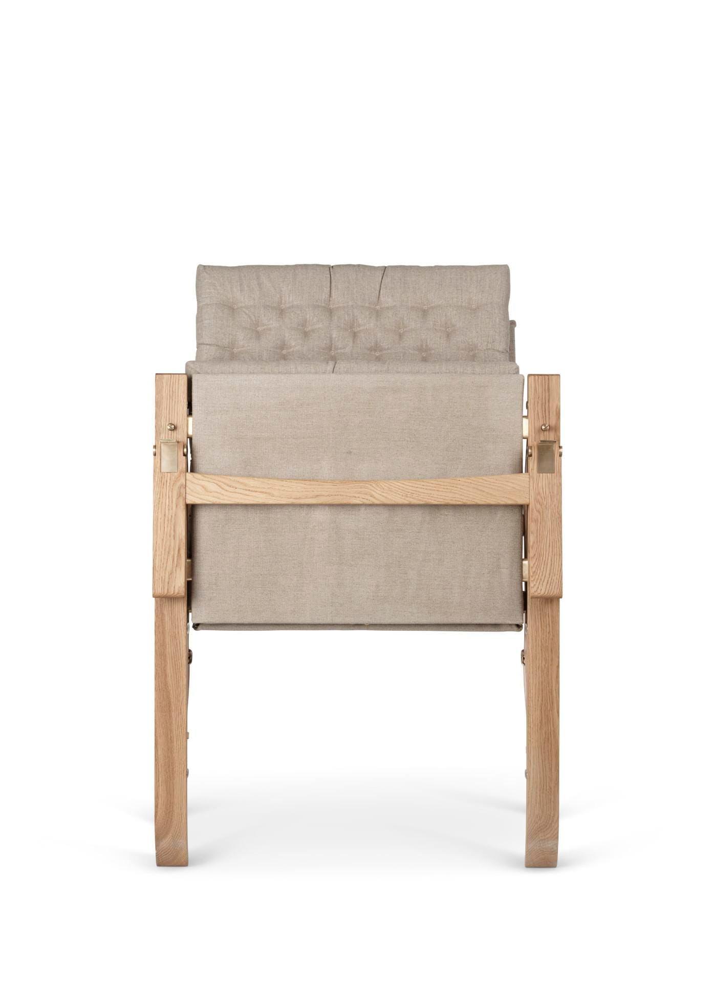 Carl Hansen FK11 PLICO -tuoli, öljytty tammi/luonnonvärinen kangas - Image 3