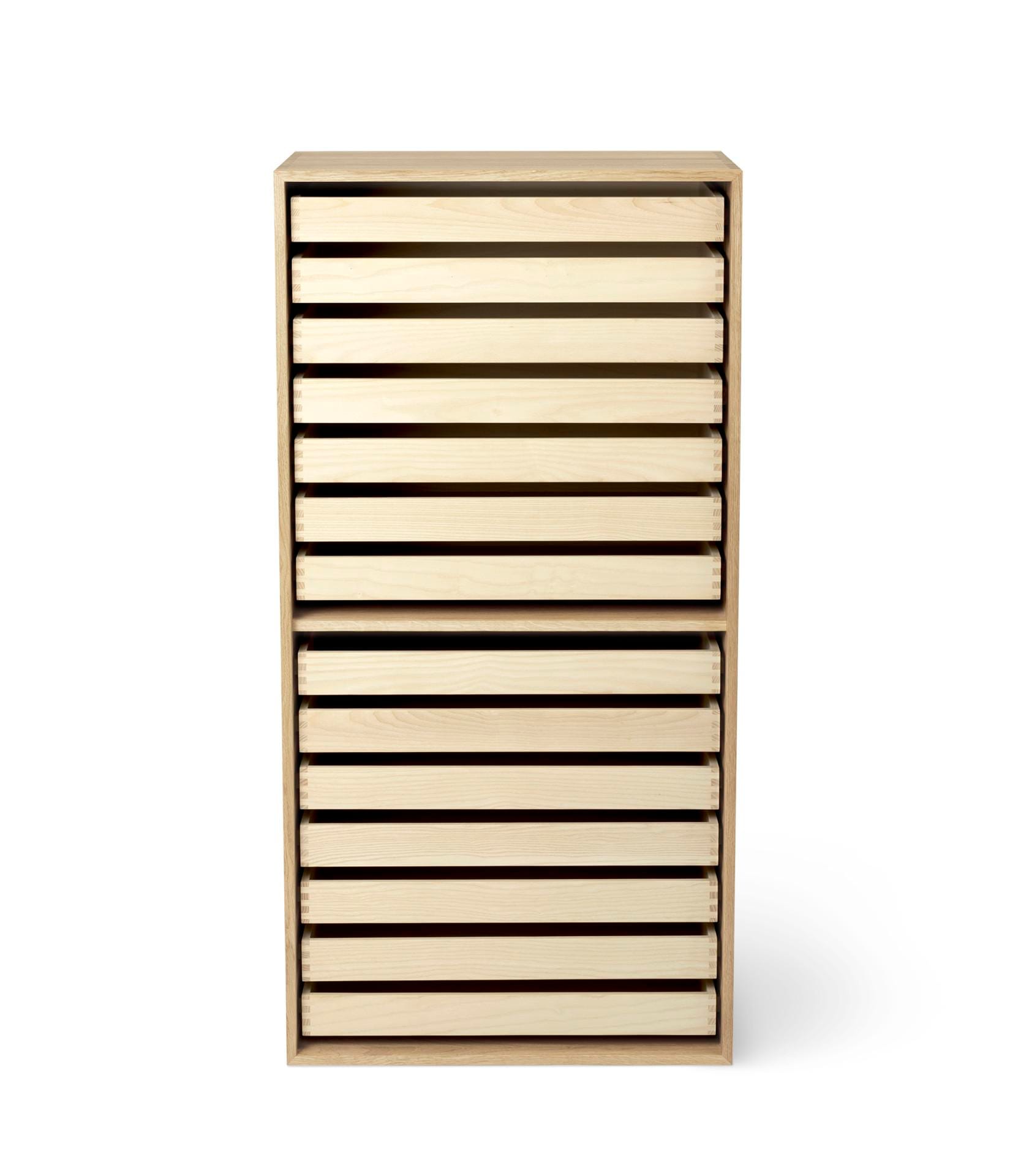 Carl Hansen FK631120 cabinet, oiled oak / white oiled oak