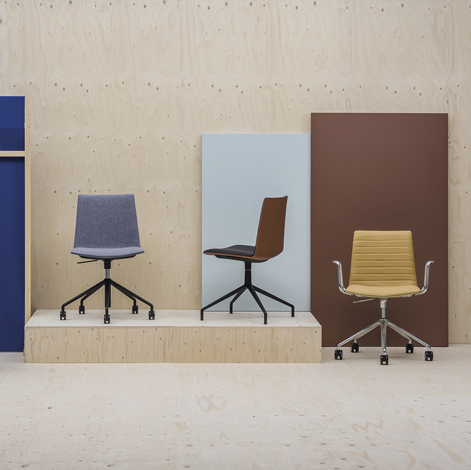 Andreu World FLEX CORPORATE chair, front upholstered SO1645 - Image 4