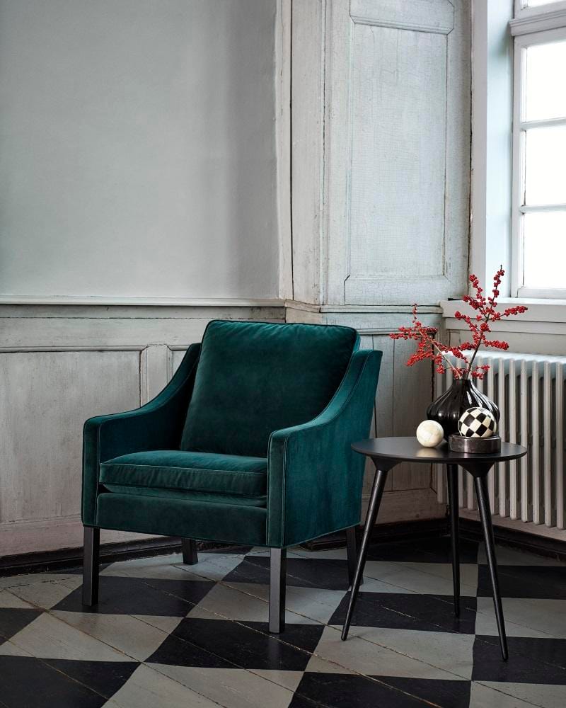Fredericia MOGENSEN 2207 CLUB CHAIR, brown leather - Image 4