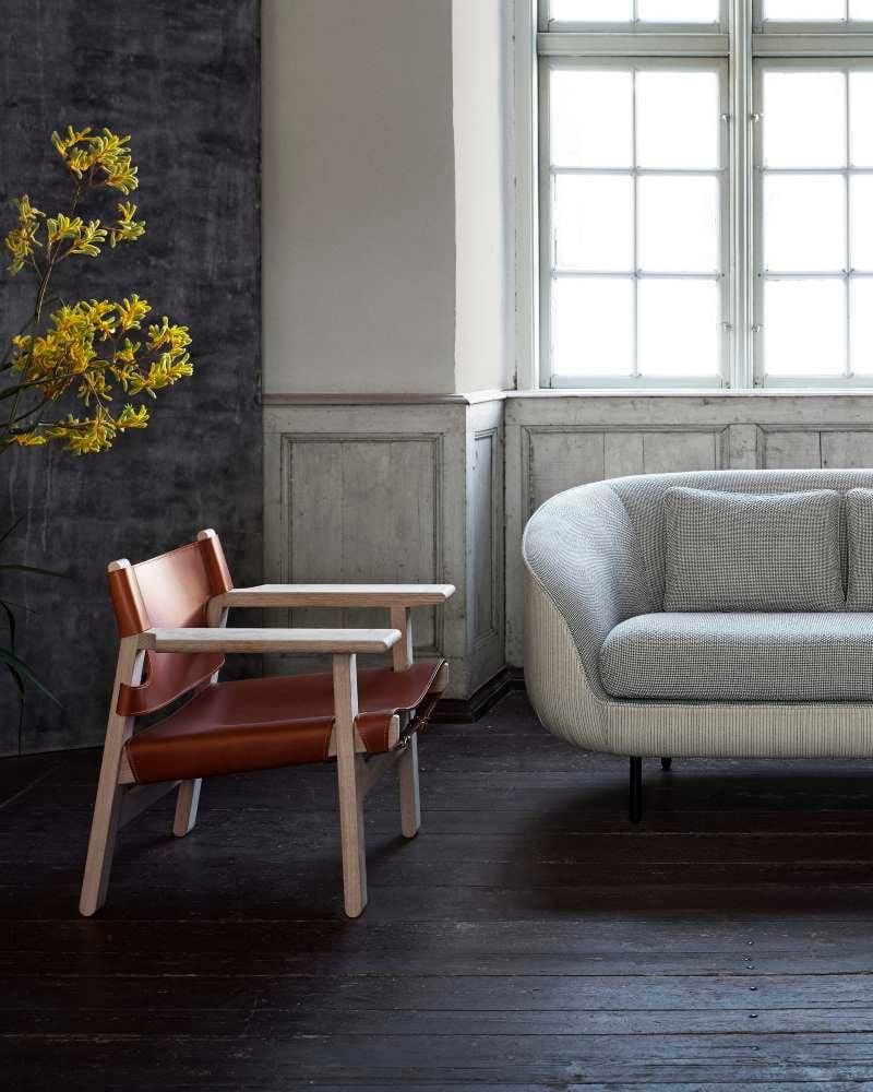 Fredericia THE SPANISH CHAIR, oiled oak/natural leather - Image 4