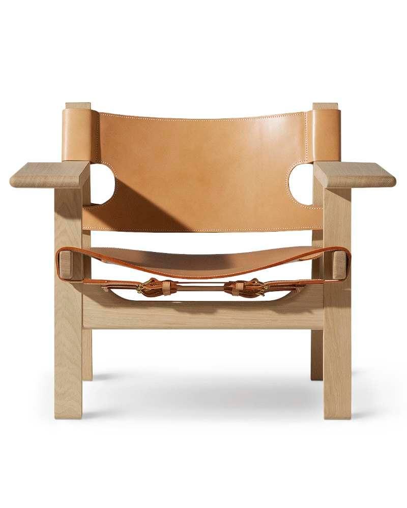 Fredericia THE SPANISH CHAIR, oiled oak/natural leather