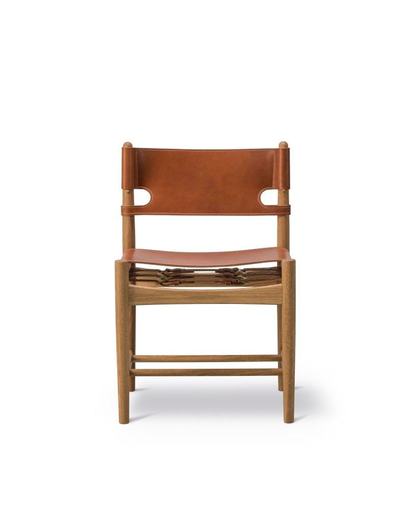 Fredericia THE SPANISH DINING CHAIR, öljytty tammi/konjakkinahka - Image 2