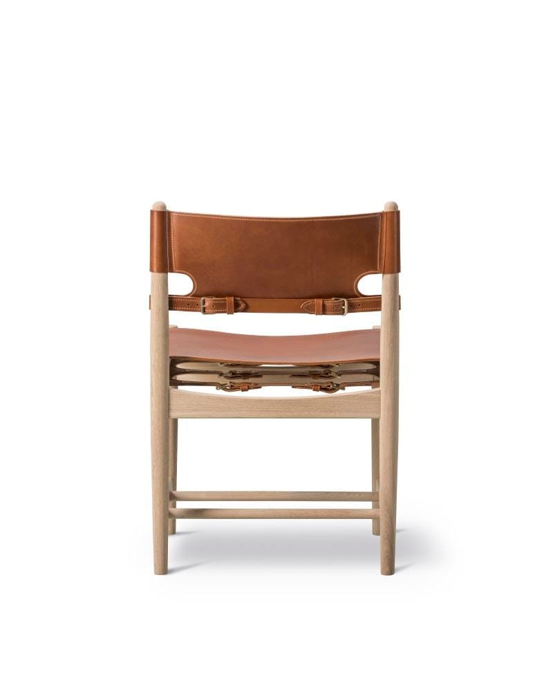 Fredericia THE SPANISH DINING CHAIR, öljytty tammi/konjakkinahka - Image 3
