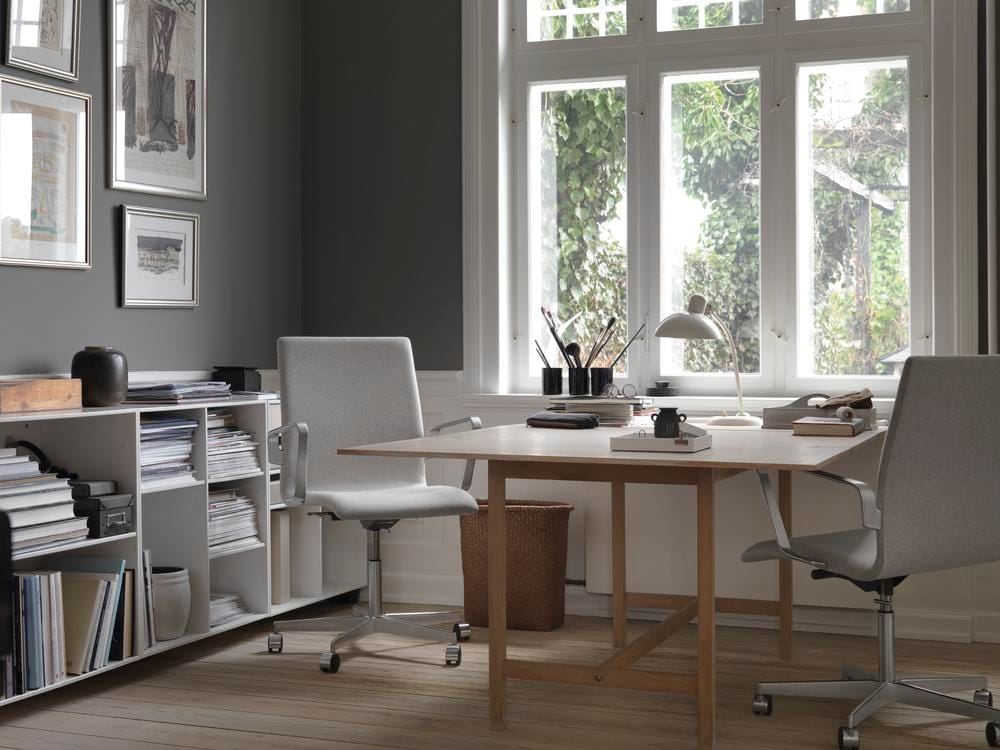 Fritz Hansen OXFORD -työtuoli, matala selkänoja - Image 6