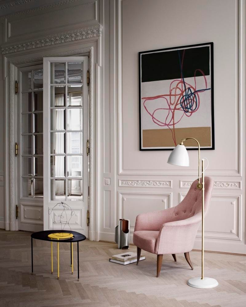 GUBI BESTLITE BL3 M floor lamp, black brass - Image 3
