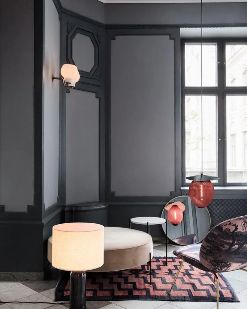 GUBI GRAVITY table lamp large, grey marble / white - Image 3