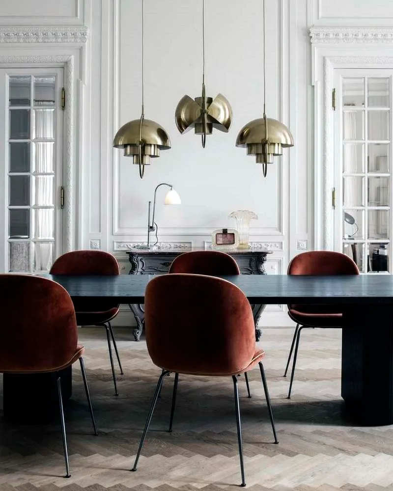 GUBI MULTI-LITE pendant, black/brass - Image 8