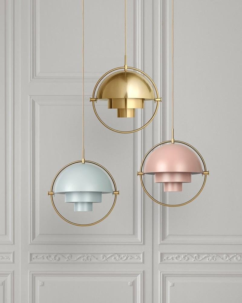 GUBI MULTI-LITE -riippuvalaisin, valkoinen/messinki - Image 3