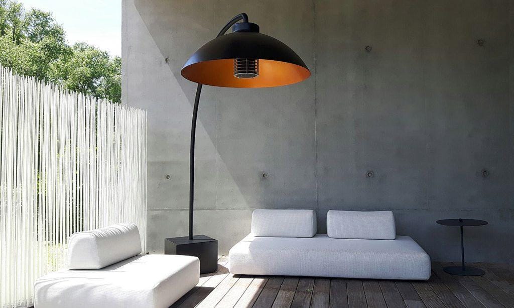Heatsail DOME -heating floor lamp, black - Image 2