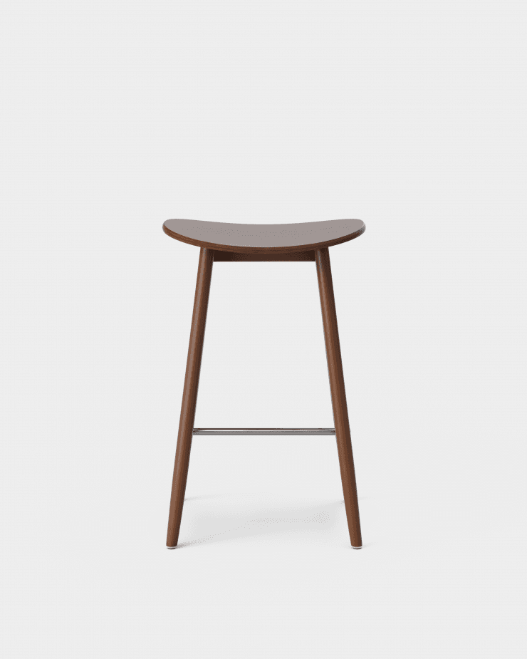 Massproductions ICHA -baarituoli 65 cm, pähkinäpetsattu pyökki - Image 2
