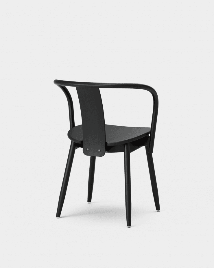 Massproductions ICHA chair, black stained beech - Image 4