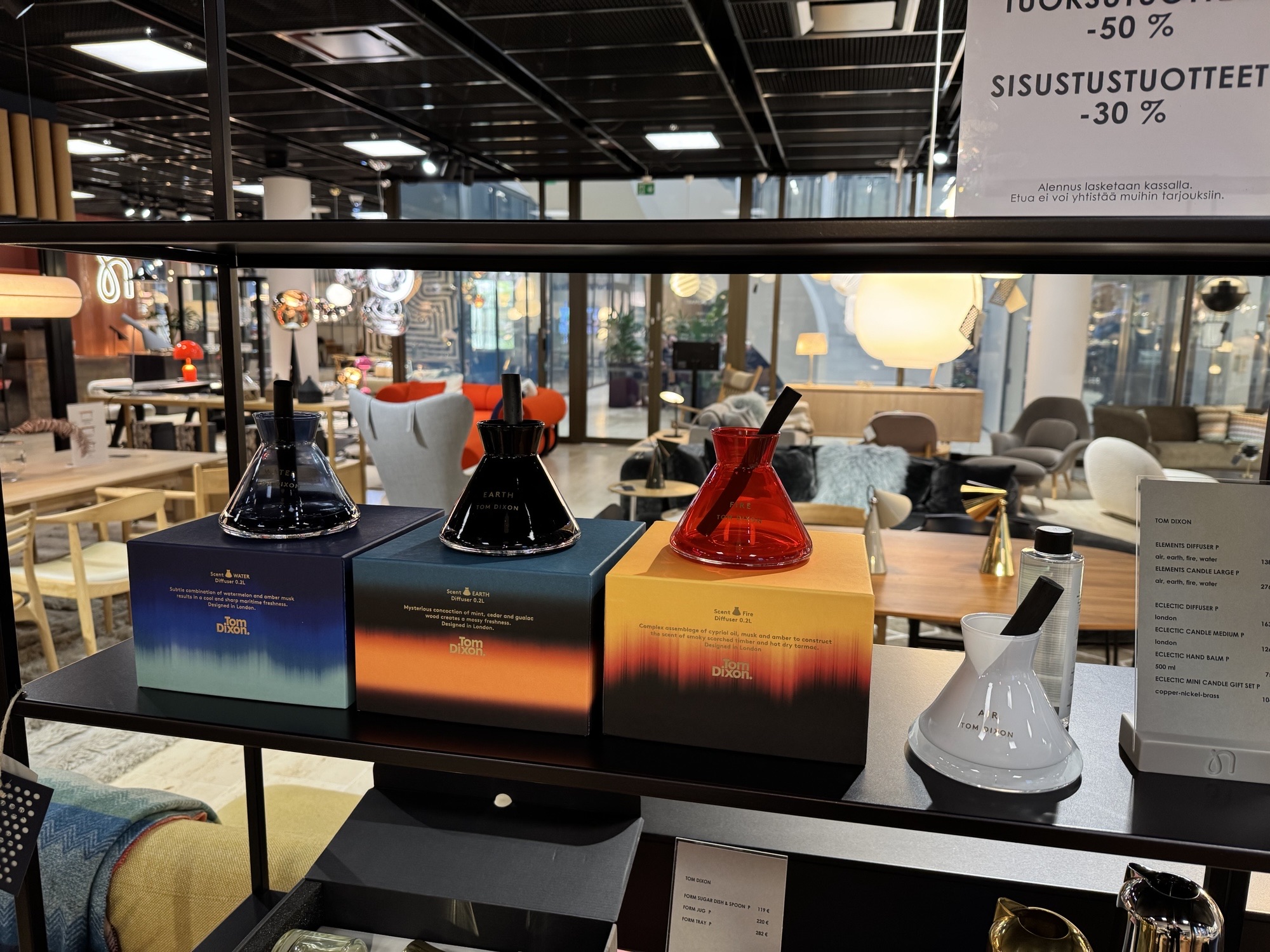 Tom Dixon Elements WATER huonetuoksu (2kpl jäljellä), outlet - Image 4