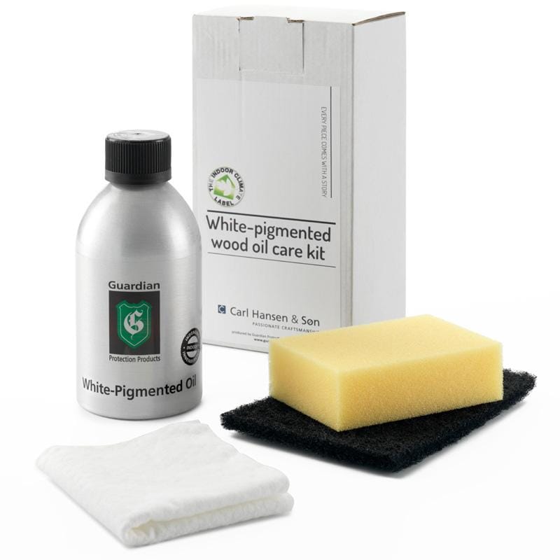 Carl Hansen wood oil care kit, white oil