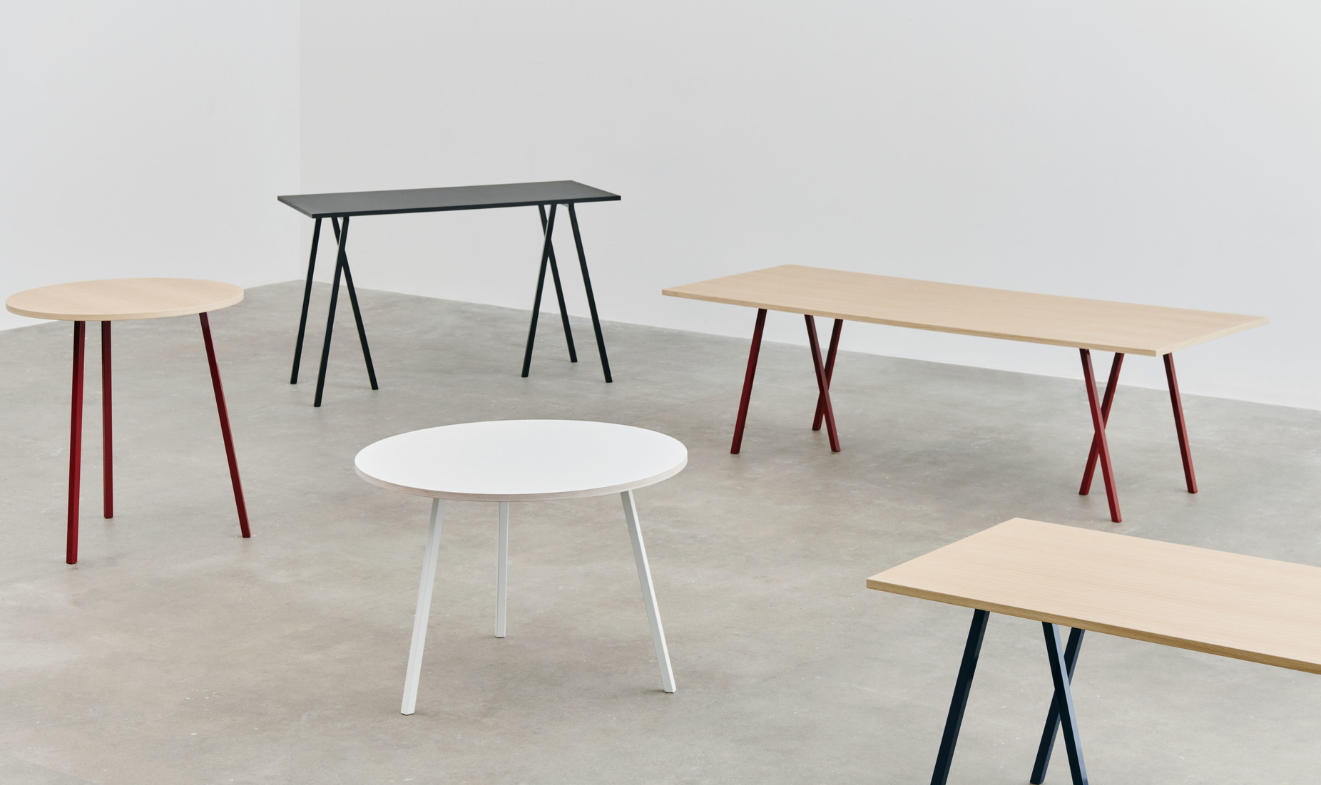 HAY LOOP STAND dining table Ø120 cm - Image 5