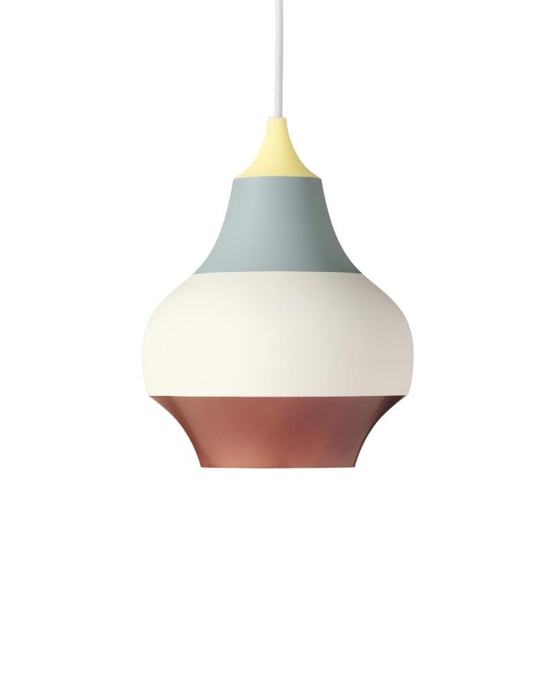 Louis Poulsen CIRQUE -riippuvalaisin Ø22cm, keltainen yläosa