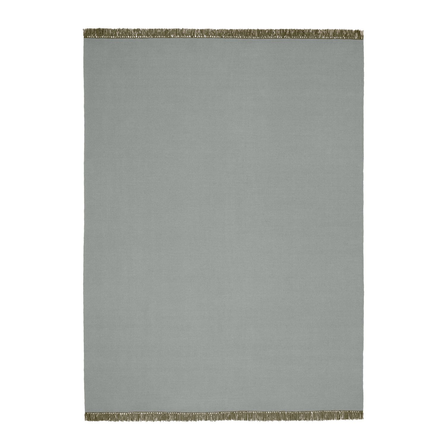 Kvadrat KELIM rug 200x300cm with cross coloured fringes
