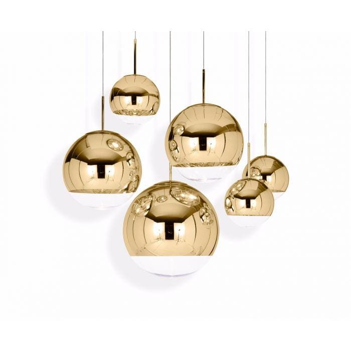 Tom Dixon MIRROR BALL LED pendant, gold, Ø 50 cm - Image 2