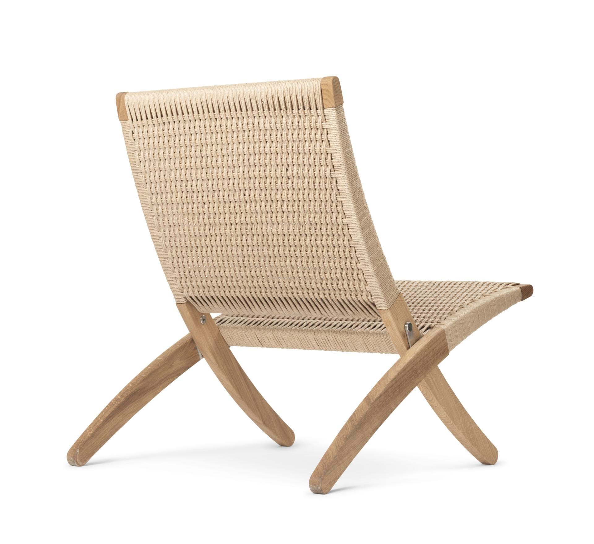 Carl Hansen MG501 lounge chair, oiled oak / natural paper cord - Image 2
