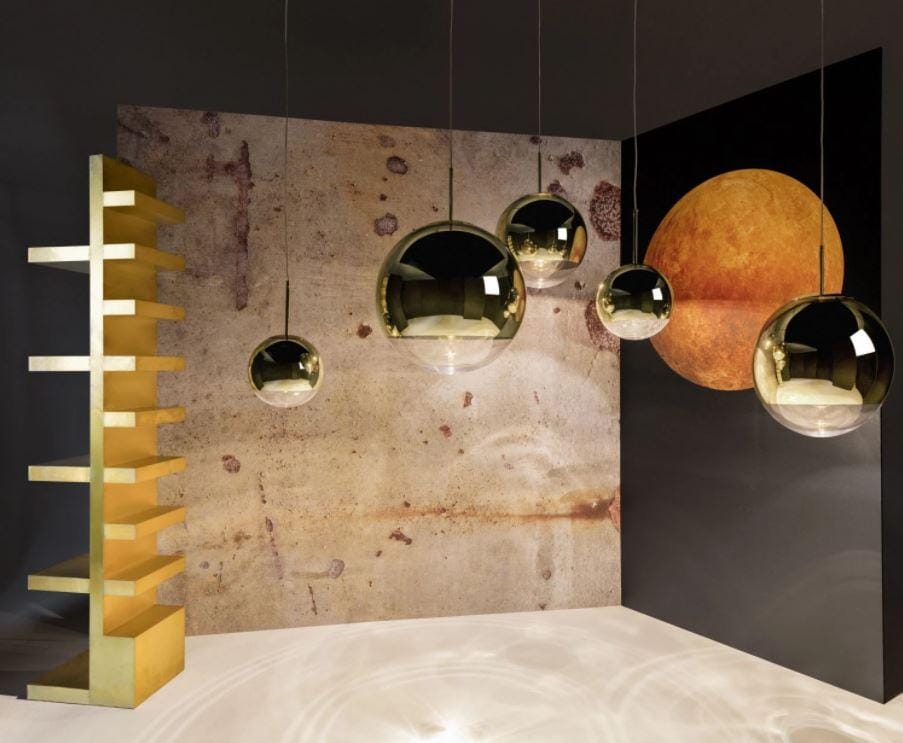 Tom Dixon MIRROR BALL LED pendant, gold, Ø 50 cm - Image 3