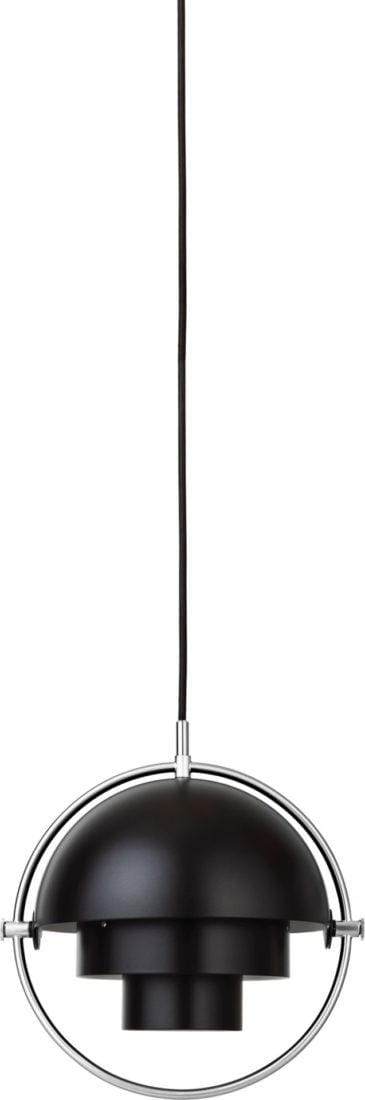 GUBI MULTI-LITE pendant small, black/chrome