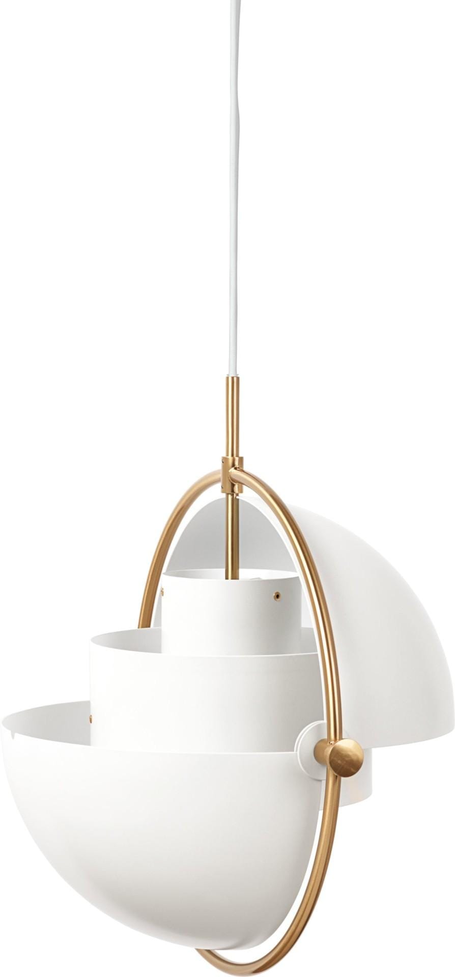 GUBI MULTI-LITE -riippuvalaisin, valkoinen/messinki - Image 2