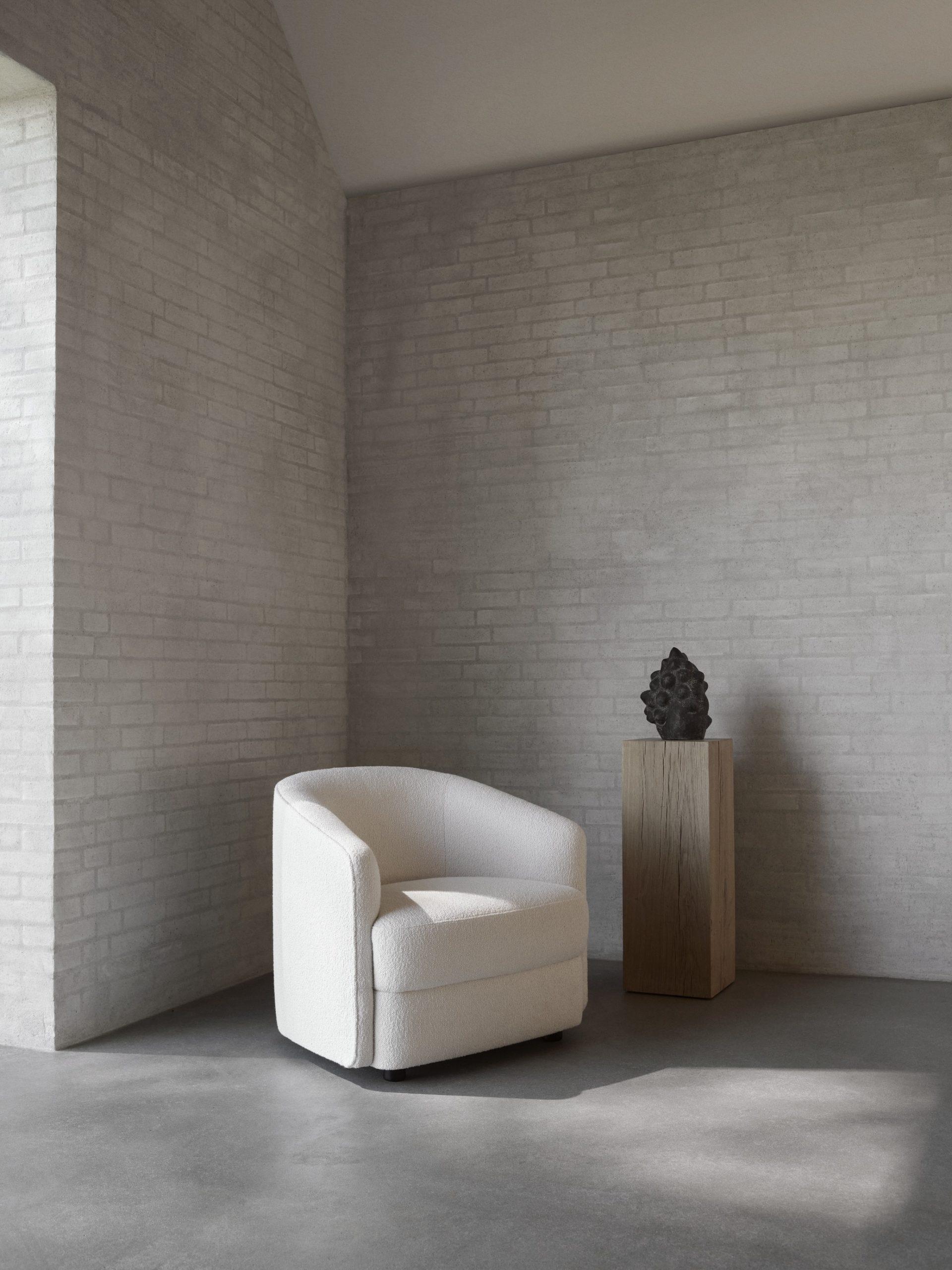 New Works COVENT -nojatuoli, kapea, ruskea - Image 7