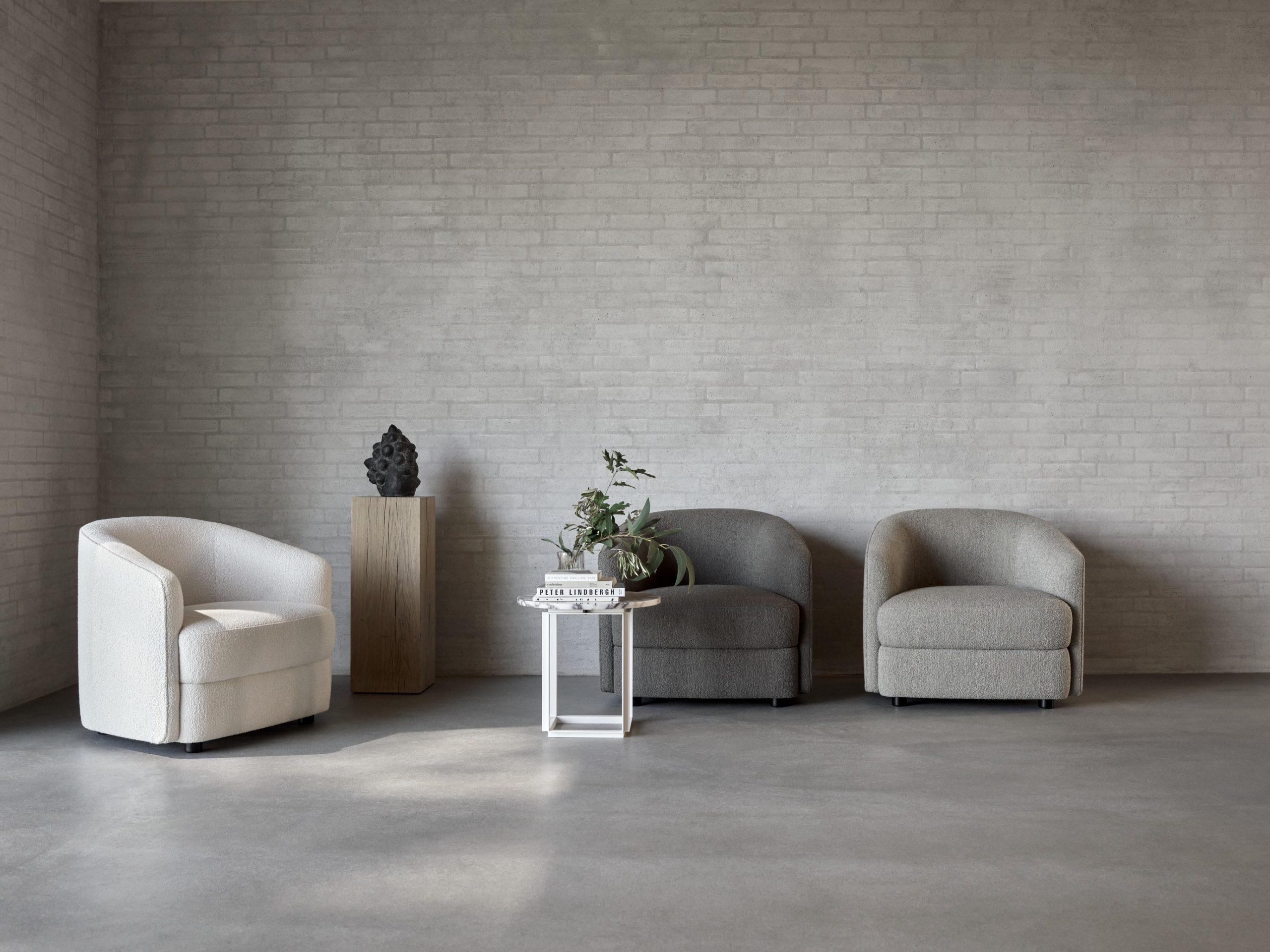 New Works COVENT -nojatuoli, kapea, ruskea - Image 8