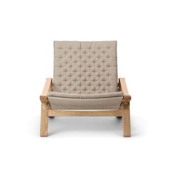 Carl Hansen FK11 PLICO -tuoli, öljytty tammi/luonnonvärinen kangas