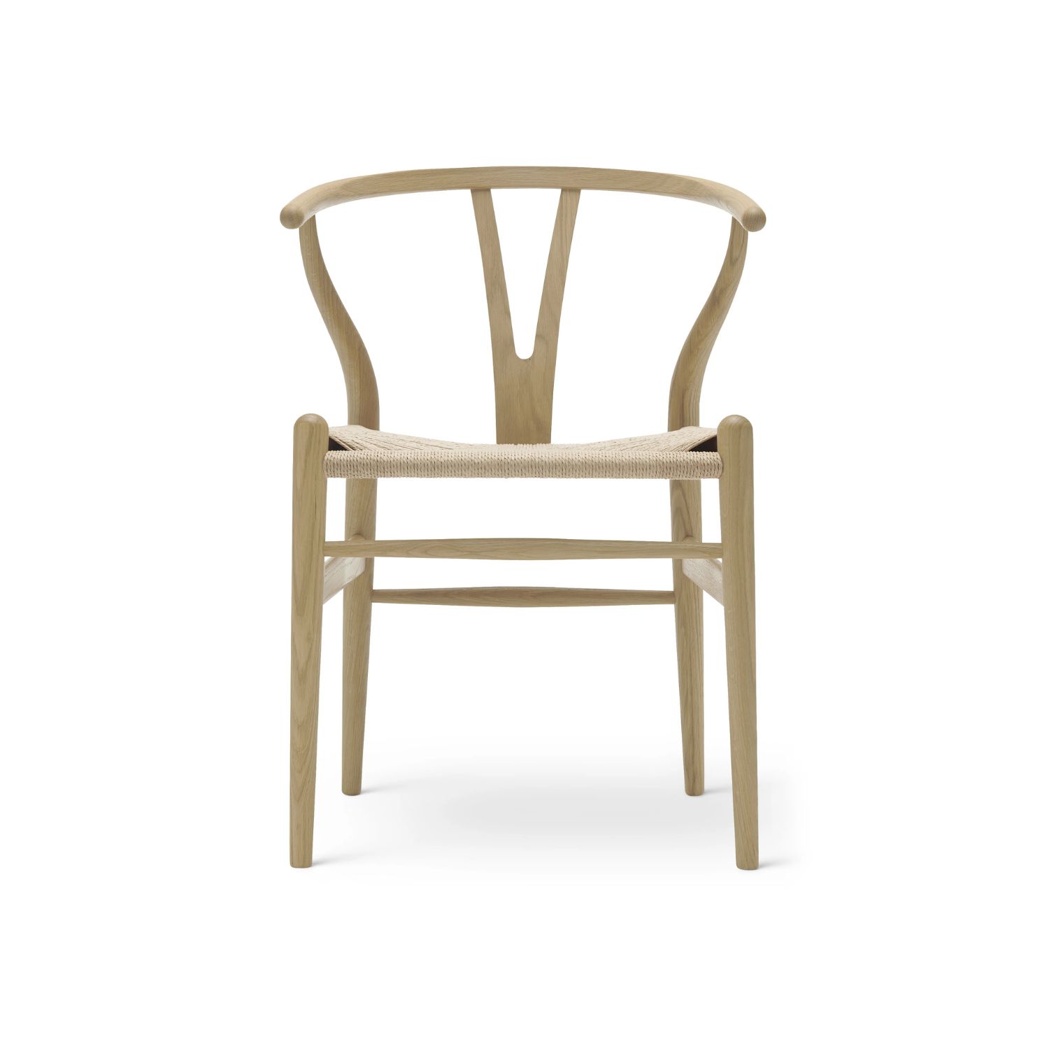 Carl Hansen & Søn CH24 WISHBONE -tuoli, saippuoitu tammi/luonnonvärinen paperinaru