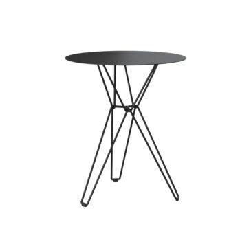 Massproductions TIO- café pöytä Ø60cm, musta teräs – Designsuosikki