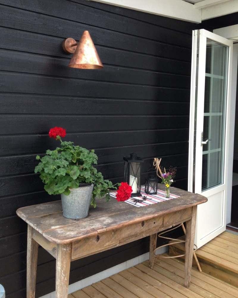 Örsjö TRATTEN-seinävalaisin, kiinteä LED, kupari - Image 2