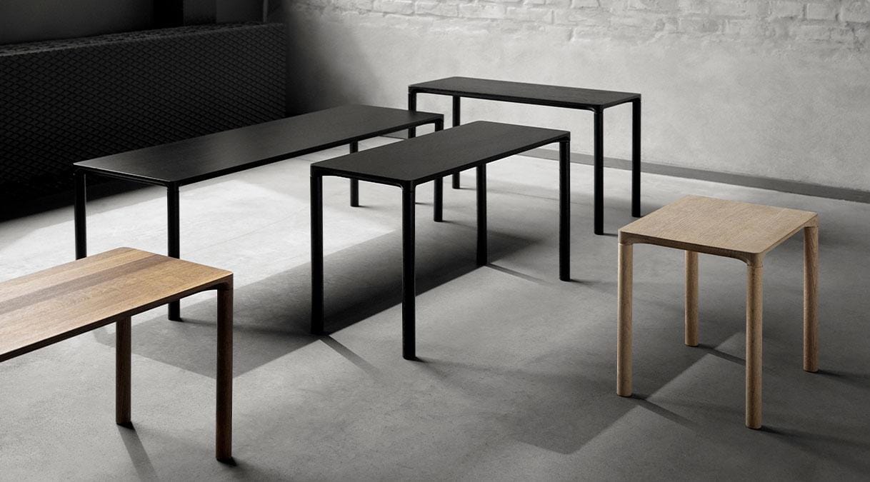 Fredericia PILOTI 6725 coffee table, smoked oak - Image 4