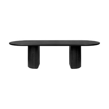 GUBI MOON-ruokapöytä 258cm, mustanruskea tammi – Designsuosikki