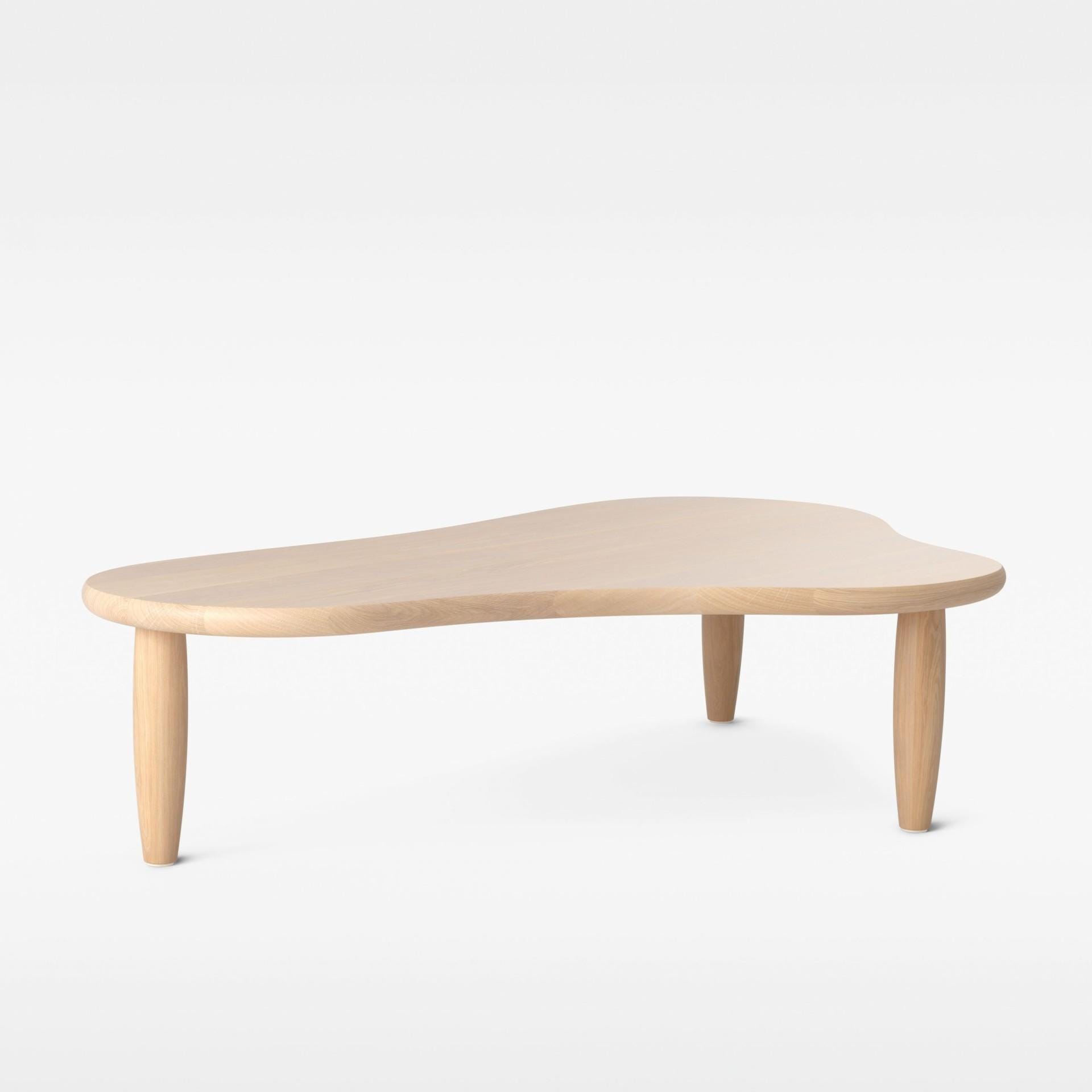 Massproductions PUDDLE coffee table, oak - Image 7