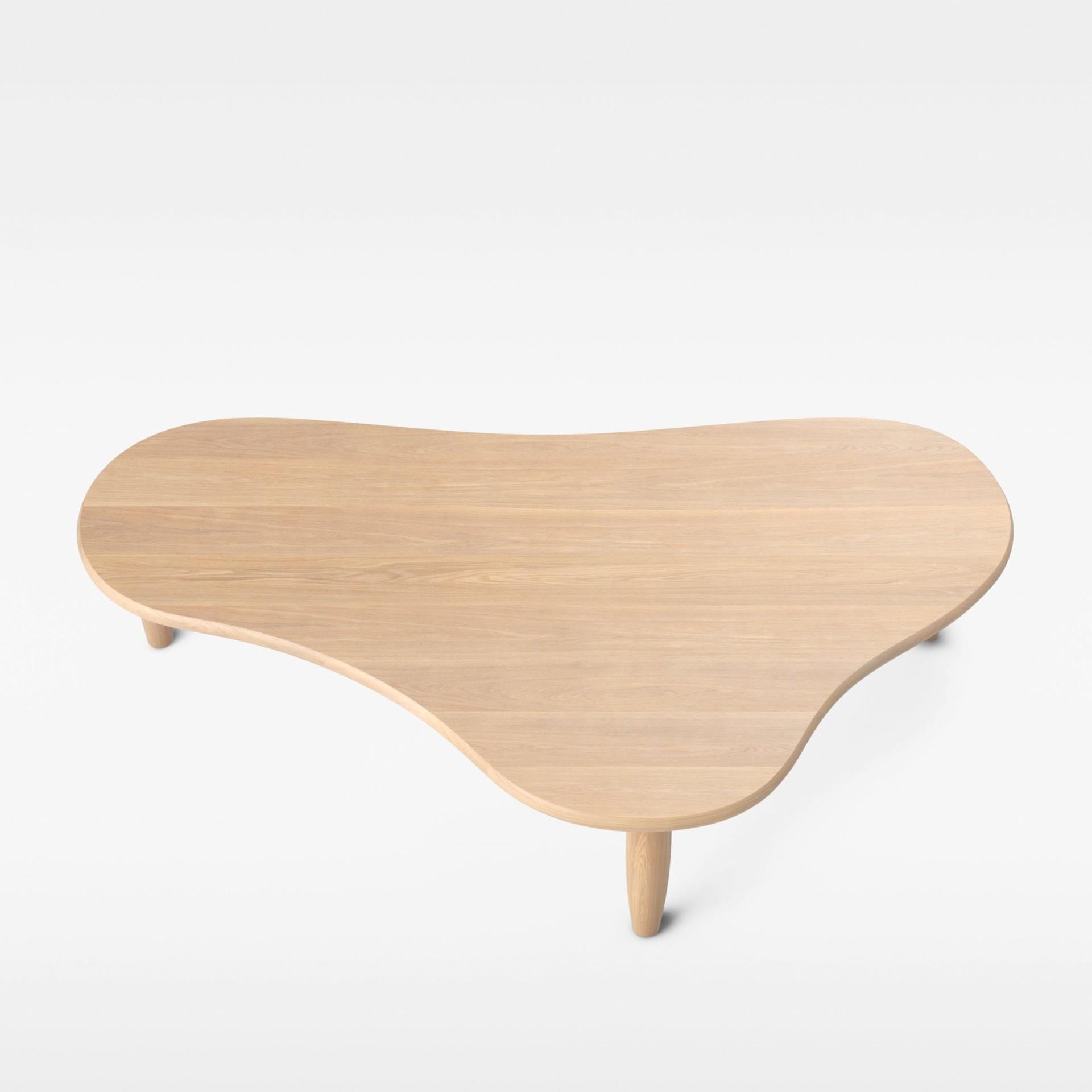 Massproductions PUDDLE coffee table, oak - Image 6