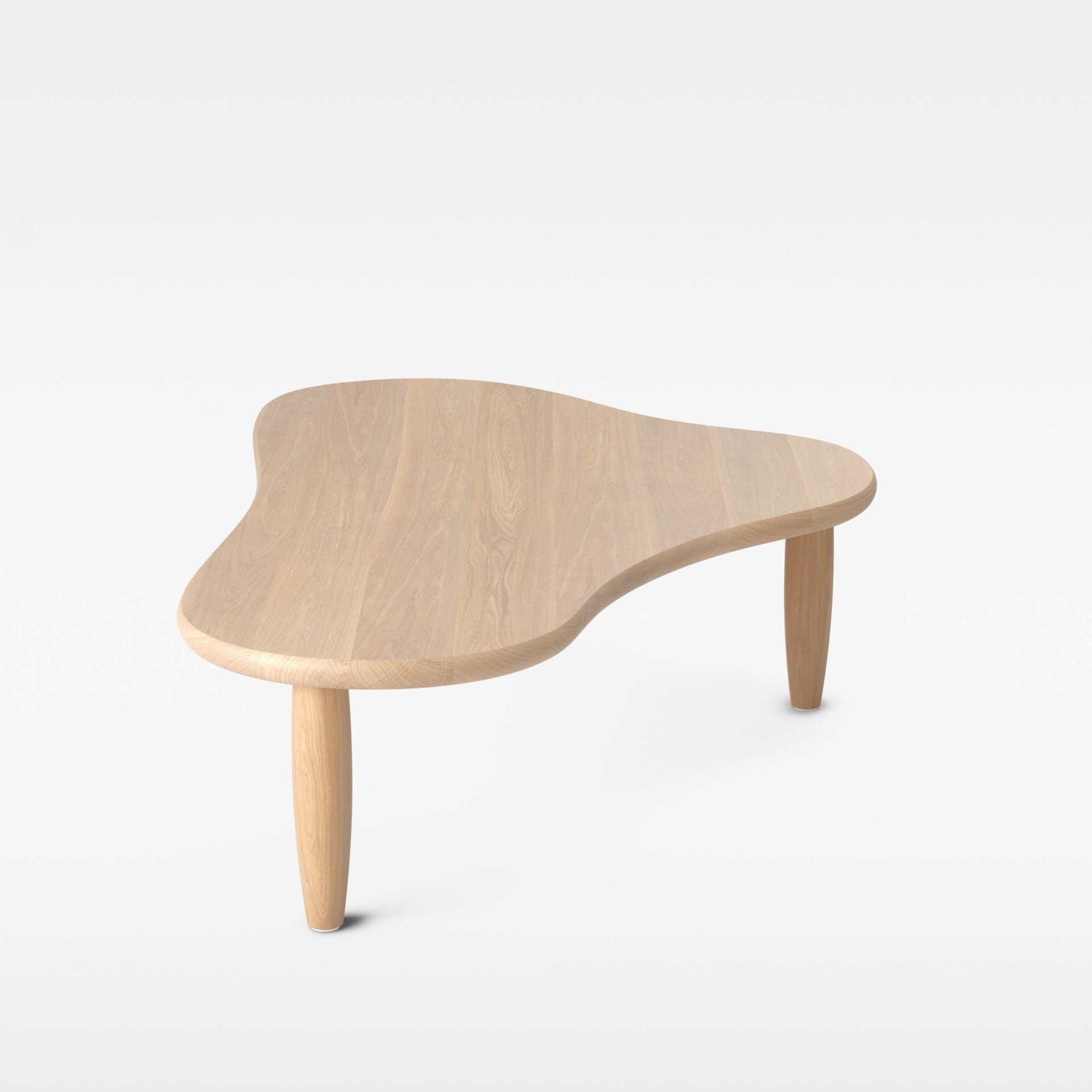 Massproductions PUDDLE coffee table, oak - Image 4