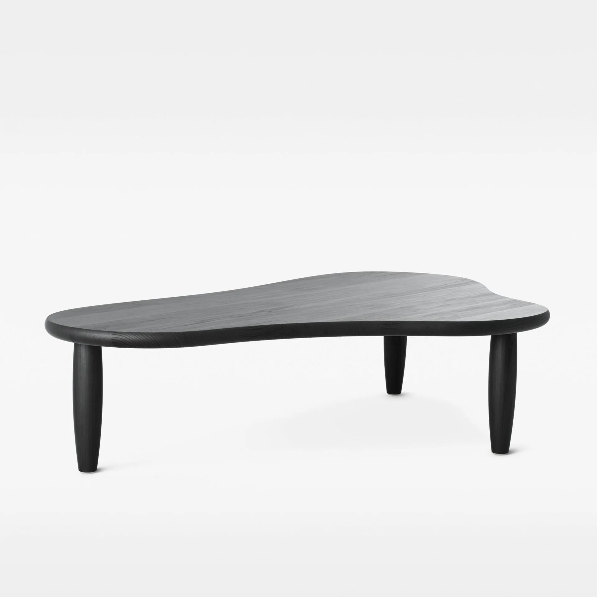 Massproductions PUDDLE coffee table, black ash - Image 2