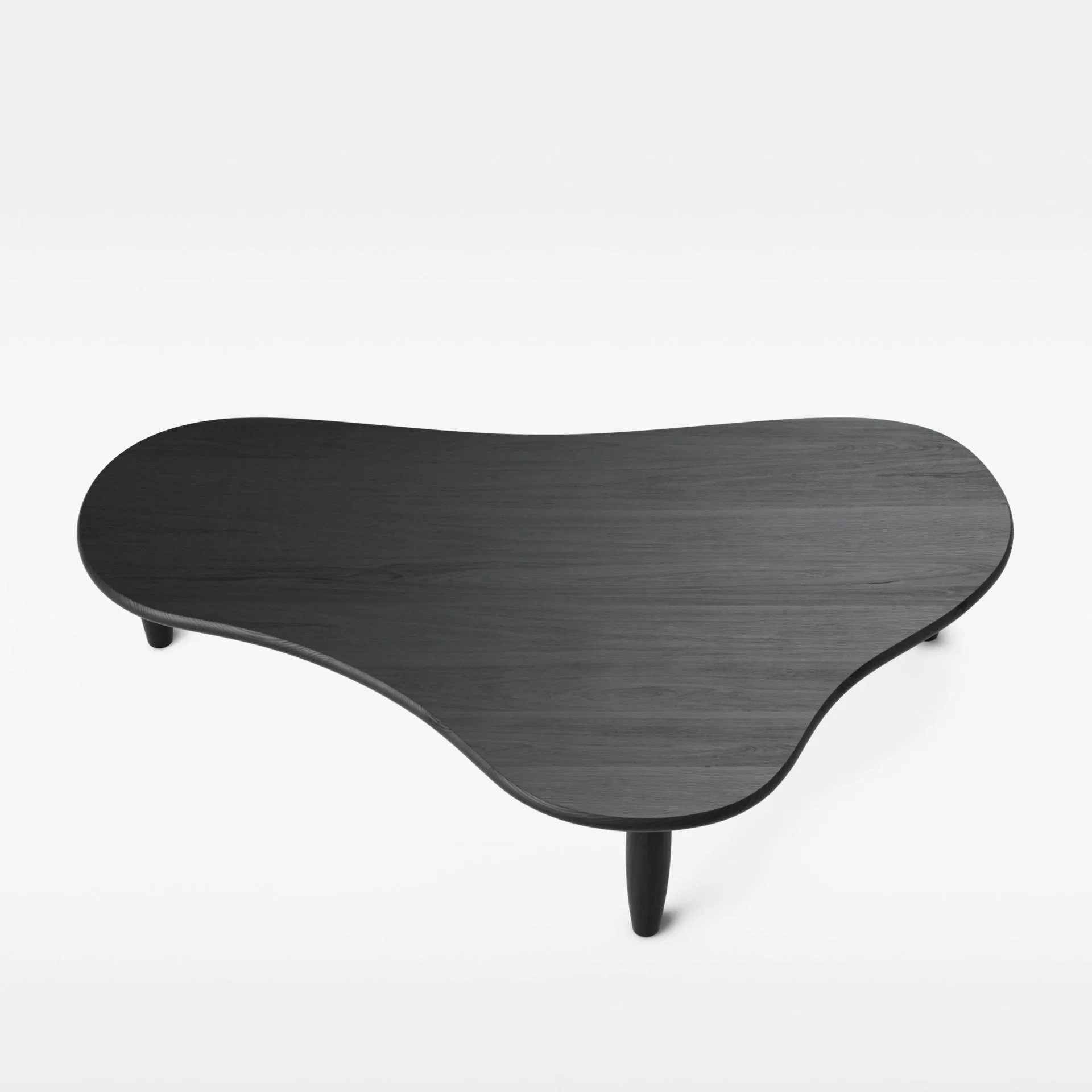 Massproductions PUDDLE coffee table, black ash - Image 3