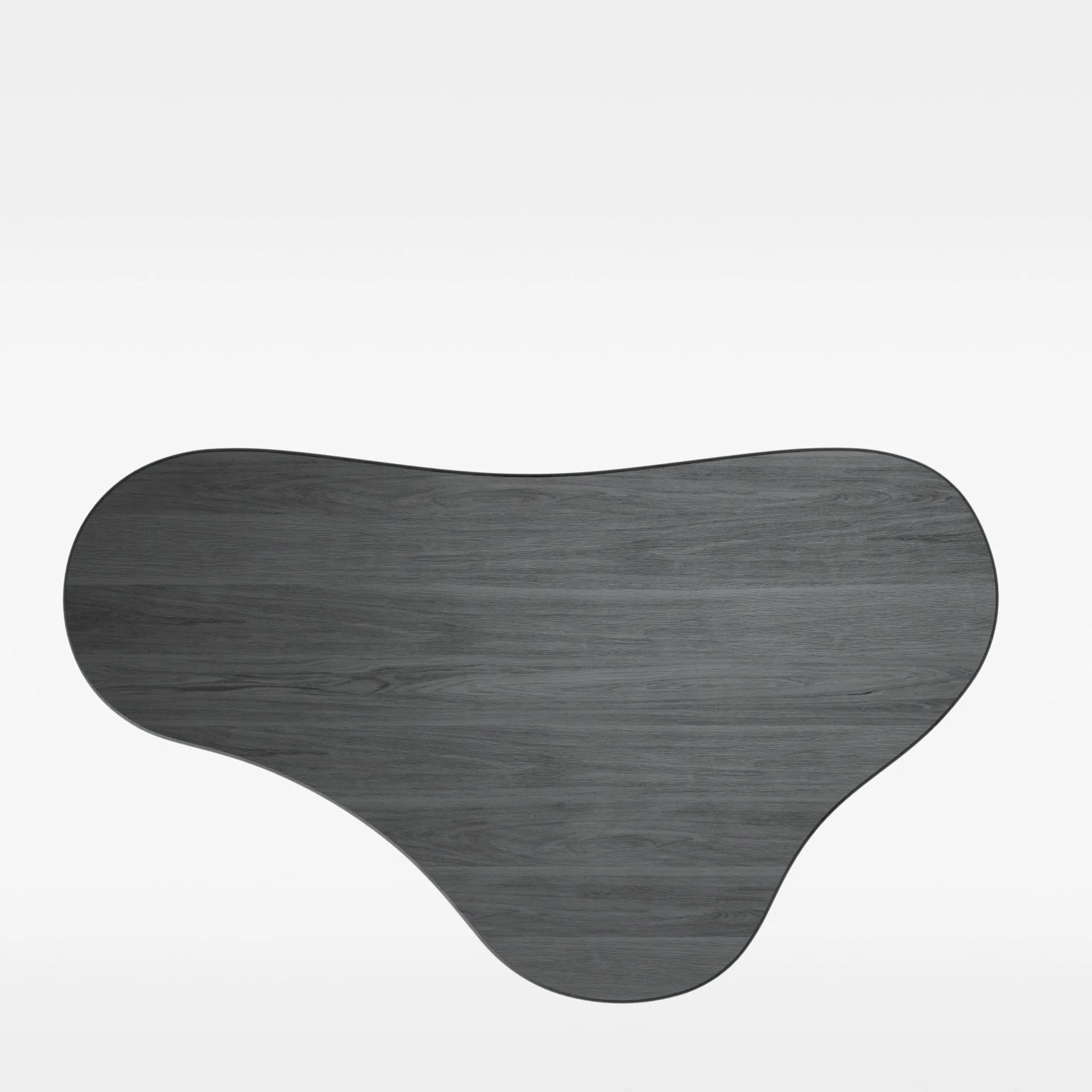 Massproductions PUDDLE coffee table, black ash - Image 4