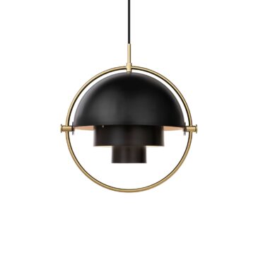 GUBI MULTI-LITE-riippuvalaisin, messinki/musta metalli – Designsuosikki