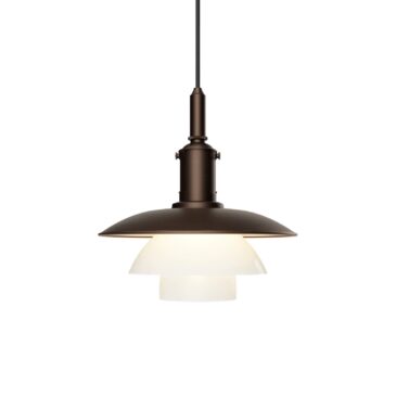 Louis Poulsen PH 3/3-riippuvalaisin, aged brass