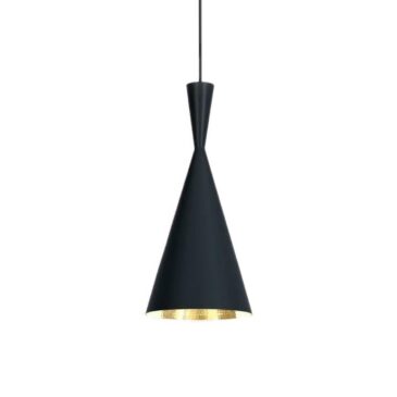 Tom Dixon BEAT TALL -riippuvalaisin, musta metalli/messinki – Designsuosikki