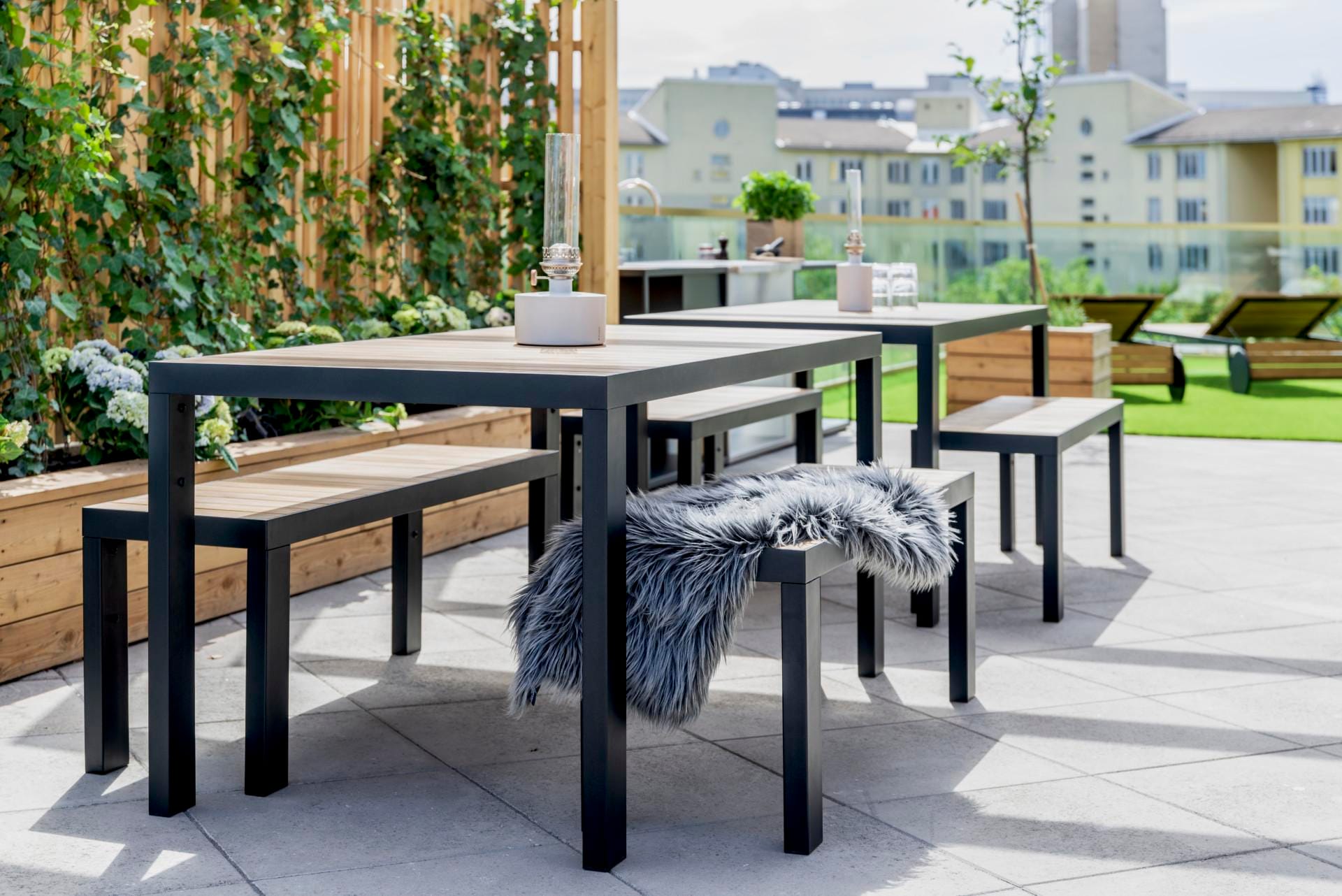 Röshults GARDEN DINNER 160 -dining table - Image 2