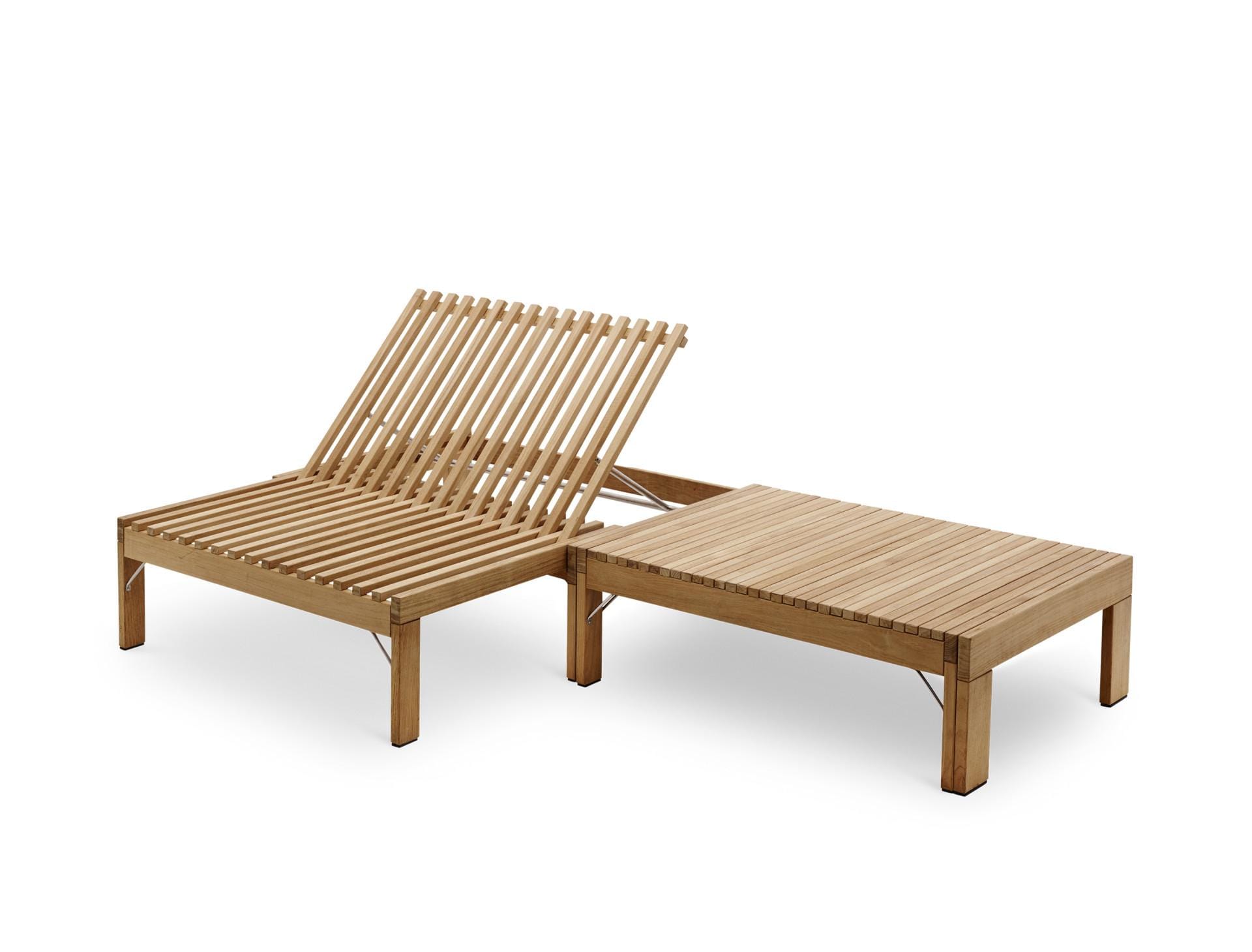 Fritz Hansen RIVIERA LOUNGE -aurinkotuoli tyynyllä, harmaa - Image 2